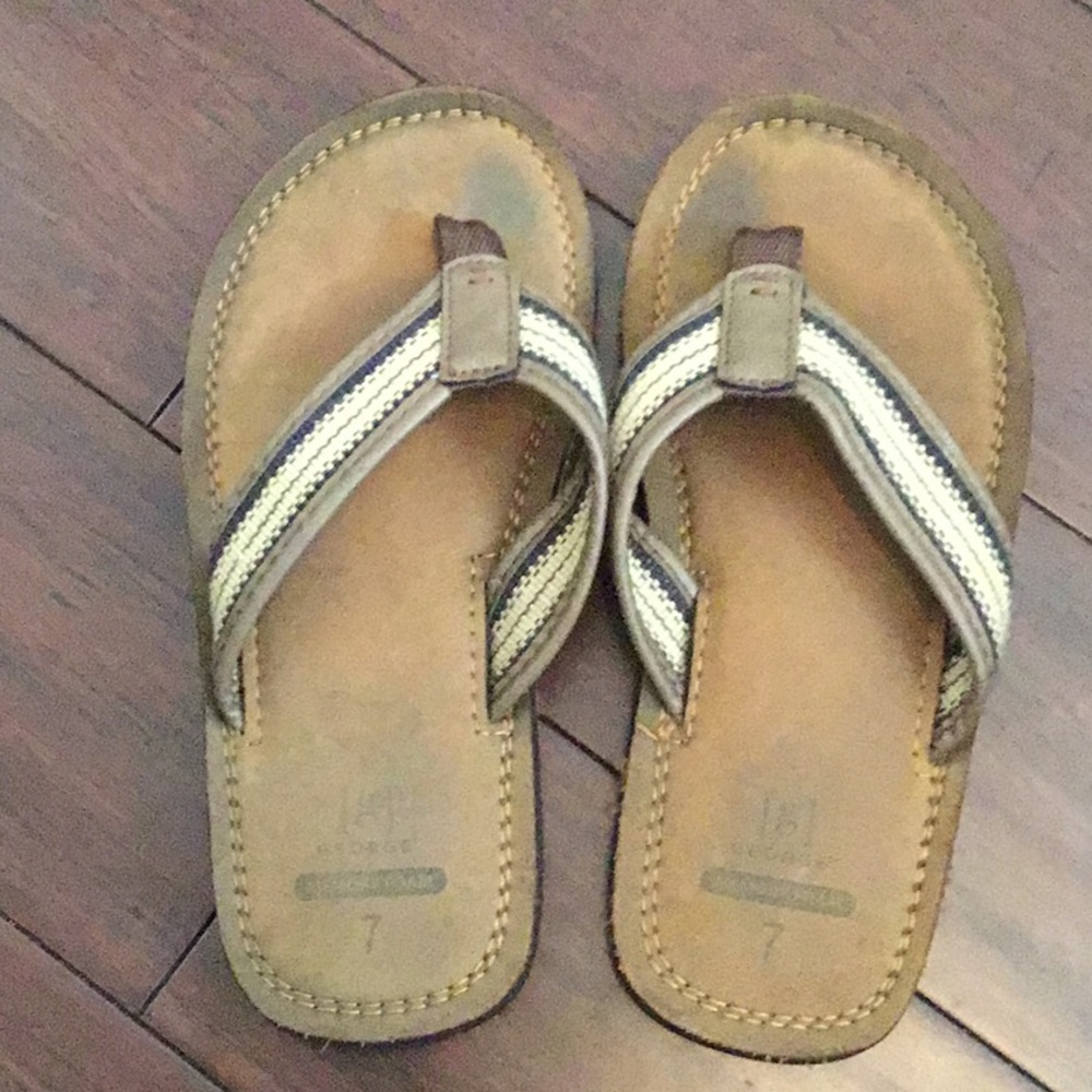 George memory foam flip-flops